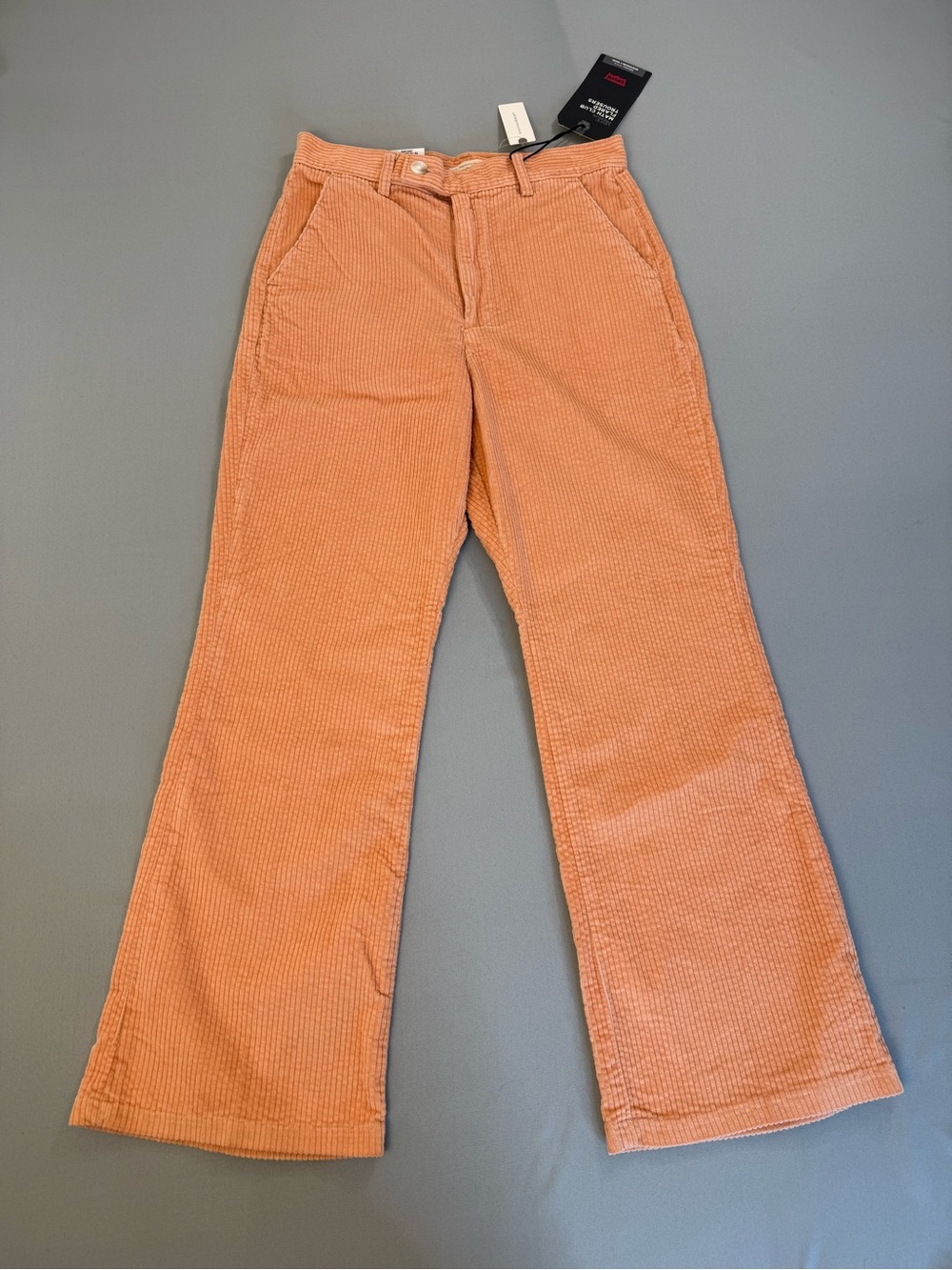 Anthropologie Levi’s Corduroy Pants Size 29 Math Club Cropped New with Tags pink - Picture 7 of 16